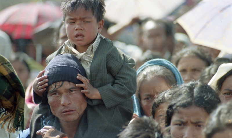 Celebrating "Ka Lympung Ki Khun Samla Seng Khasi Seiñ Raij Kaba Khadhynñiew" at Nartiang, 2004