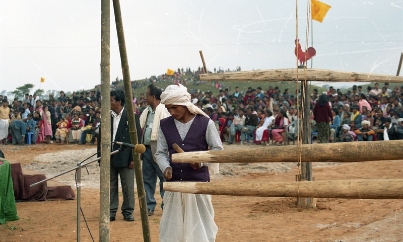Celebrating "Ka Lympung Ki Khun Samla Seng Khasi Seiñ Raij Kaba Khadkhyndai" at Khliehriat, 2006
