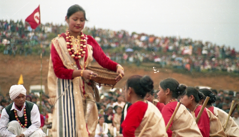 Celebrating "Ka Lympung Ki Khun Samla Seng Khasi Seiñ Raij Kaba Khadkhyndai" at Khliehriat, 2006