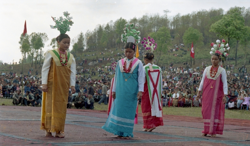 Celebrating "Ka Lympung Ki Khun Samla Seng Khasi Seiñ Raij Kaba Khadkhyndai" at Khliehriat, 2006
