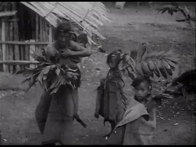 37 - India, Arunachal Pradesh, Apa tani, 1944_1945. B&W, silent