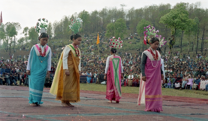 Celebrating "Ka Lympung Ki Khun Samla Seng Khasi Seiñ Raij Kaba Khadkhyndai" at Khliehriat, 2006