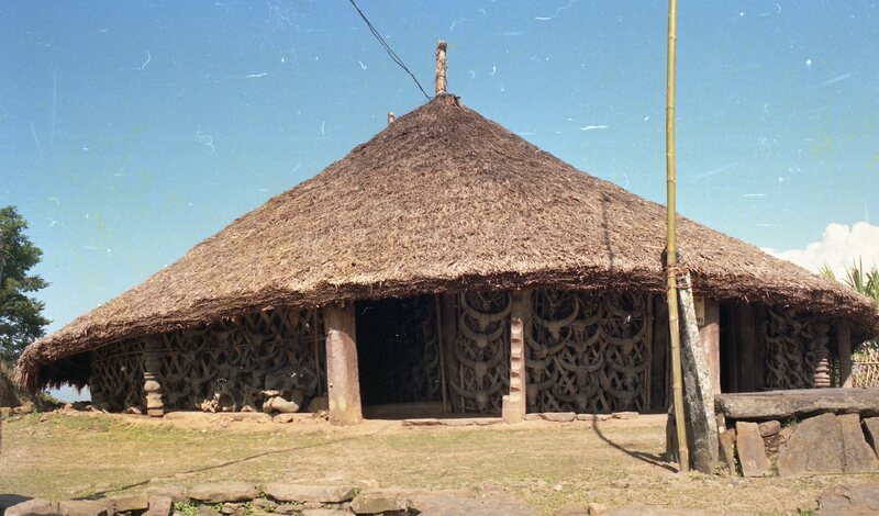 Konyak Hut, Nagaland