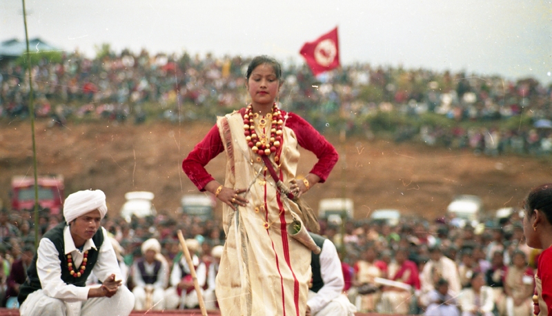 Celebrating "Ka Lympung Ki Khun Samla Seng Khasi Seiñ Raij Kaba Khadkhyndai" at Khliehriat, 2006