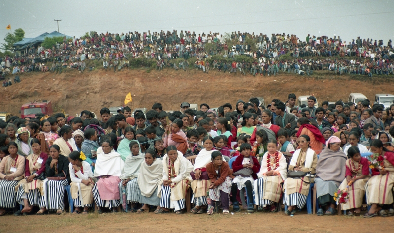 Celebrating "Ka Lympung Ki Khun Samla Seng Khasi Seiñ Raij Kaba Khadkhyndai" at Khliehriat, 2006