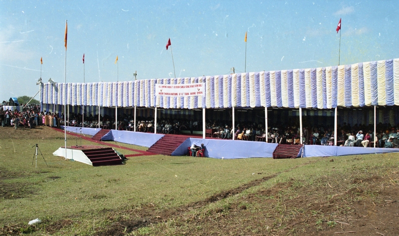Celebrating "Ka Lympung Ki Khun Samla Seng Khasi Seiñ Raij Kaba Khadhynñiew" at Nartiang, 2004