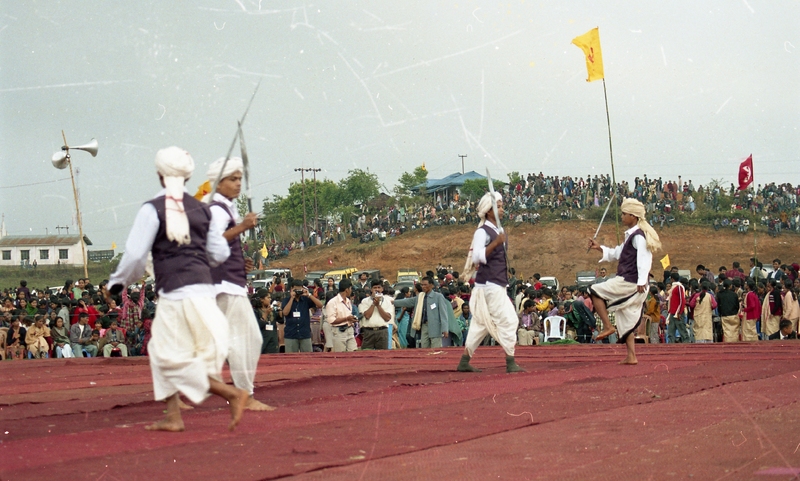 Celebrating "Ka Lympung Ki Khun Samla Seng Khasi Seiñ Raij Kaba Khadkhyndai" at Khliehriat, 2006