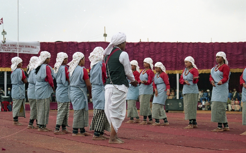 Celebrating "Ka Lympung Ki Khun Samla Seng Khasi Seiñ Raij Kaba Khadkhyndai" at Khliehriat, 2006