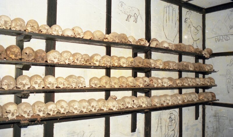 Human skulls
