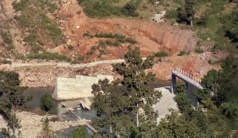 Destroyed Dam