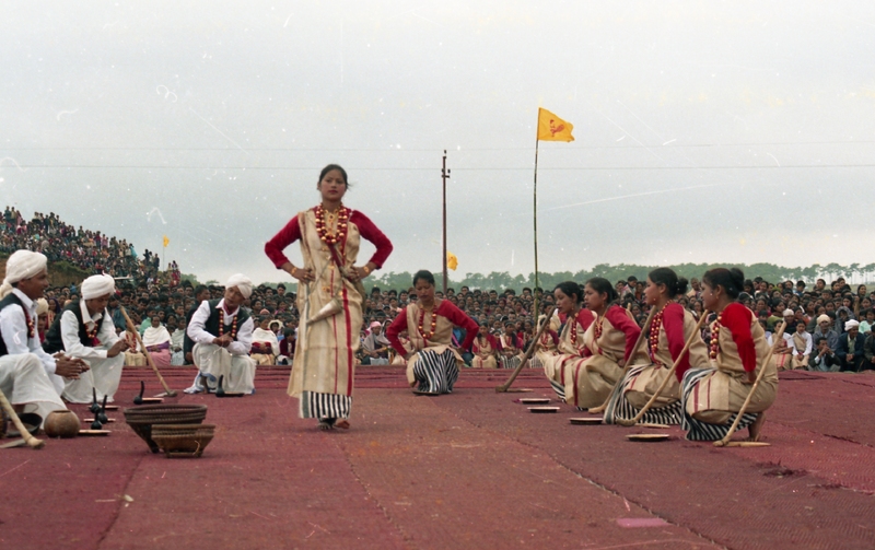 Celebrating "Ka Lympung Ki Khun Samla Seng Khasi Seiñ Raij Kaba Khadkhyndai" at Khliehriat, 2006