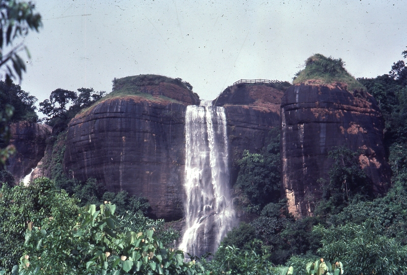 Khoh Ramhah Falls in Sohra, Meghalaya
