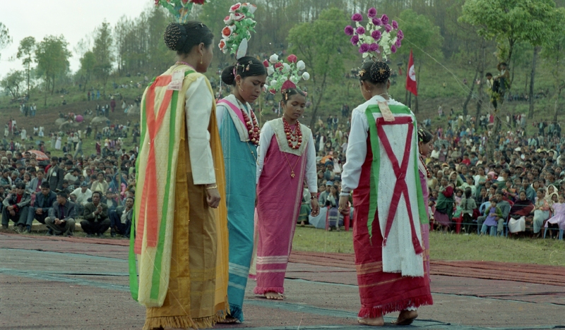 Celebrating "Ka Lympung Ki Khun Samla Seng Khasi Seiñ Raij Kaba Khadkhyndai" at Khliehriat, 2006