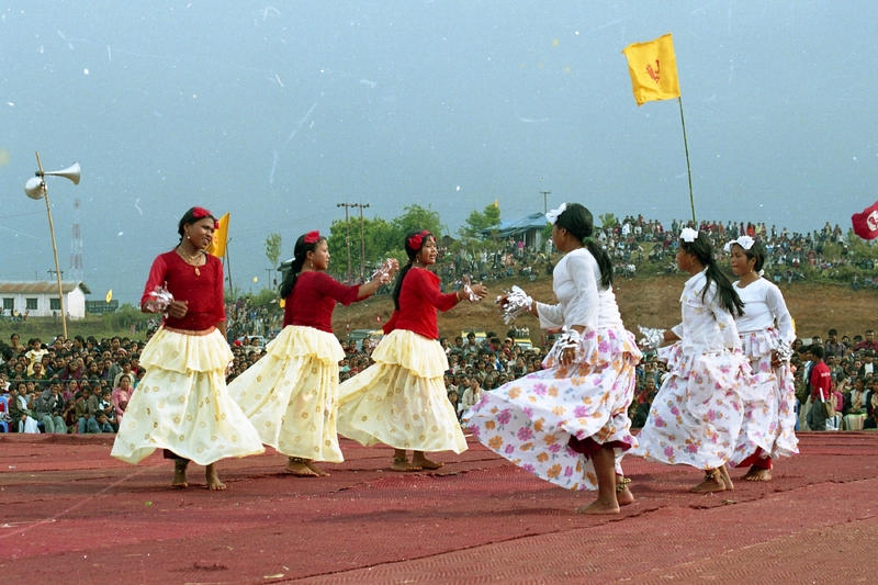 Celebrating "Ka Lympung Ki Khun Samla Seng Khasi Seiñ Raij Kaba Khadkhyndai" at Khliehriat, 2006