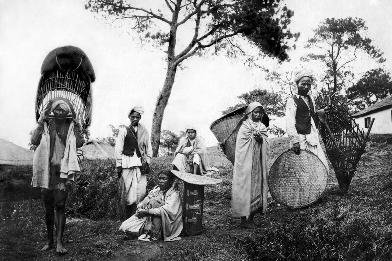 Khasi men with Thapa at Cherra