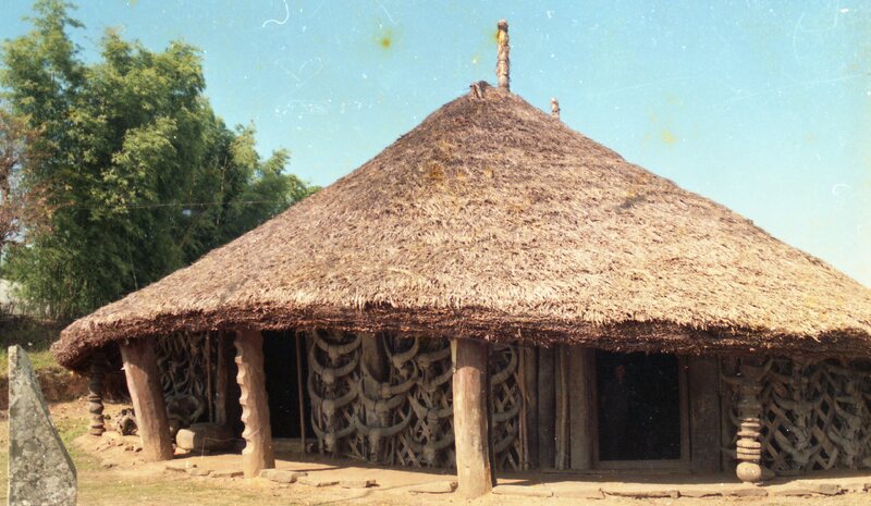 Konyak Hut, Nagaland
