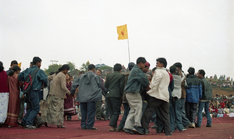 Celebrating "Ka Lympung Ki Khun Samla Seng Khasi Seiñ Raij Kaba Khadkhyndai" at Khliehriat, 2006