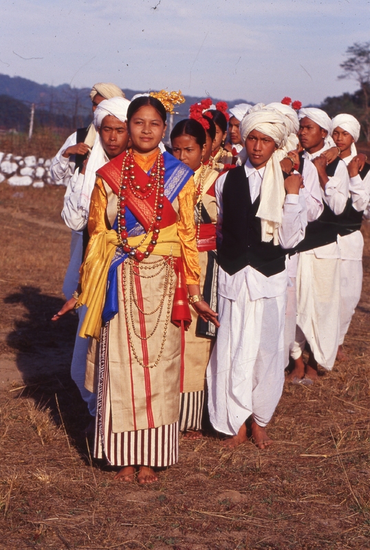 Jaiñtia ceremonial attire