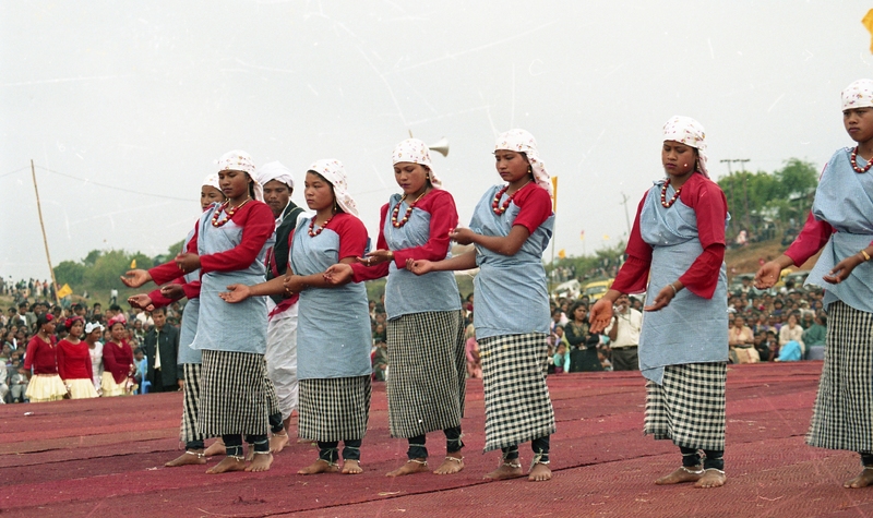 Celebrating "Ka Lympung Ki Khun Samla Seng Khasi Seiñ Raij Kaba Khadkhyndai" at Khliehriat, 2006