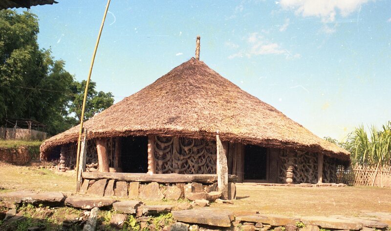 Konyak Hut, Nagaland