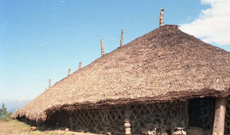 Konyak Hut, Nagaland