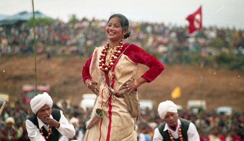 Celebrating "Ka Lympung Ki Khun Samla Seng Khasi Seiñ Raij Kaba Khadkhyndai" at Khliehriat, 2006