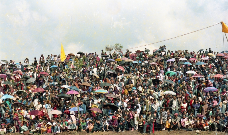 Celebrating "Ka Lympung Ki Khun Samla Seng Khasi Seiñ Raij Kaba Khadhynñiew" at Nartiang, 2004