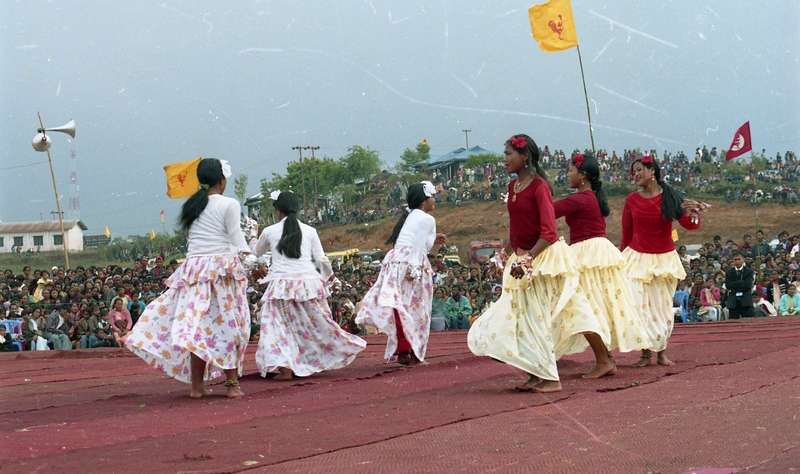 Celebrating "Ka Lympung Ki Khun Samla Seng Khasi Seiñ Raij Kaba Khadkhyndai" at Khliehriat, 2006