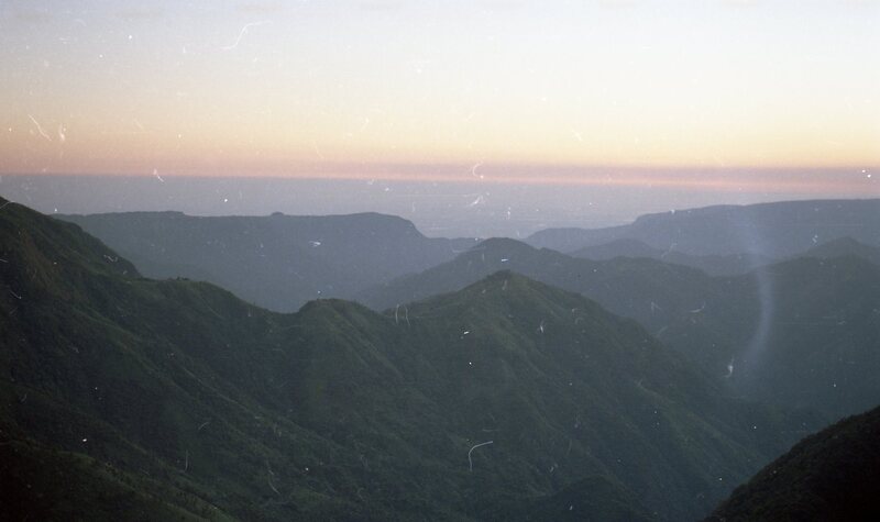 Lush green hills