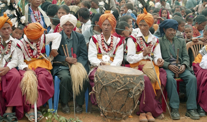 Celebrating "Ka Lympung Ki Khun Samla Seng Khasi Seiñ Raij Kaba Khadkhyndai" at Khliehriat, 2006