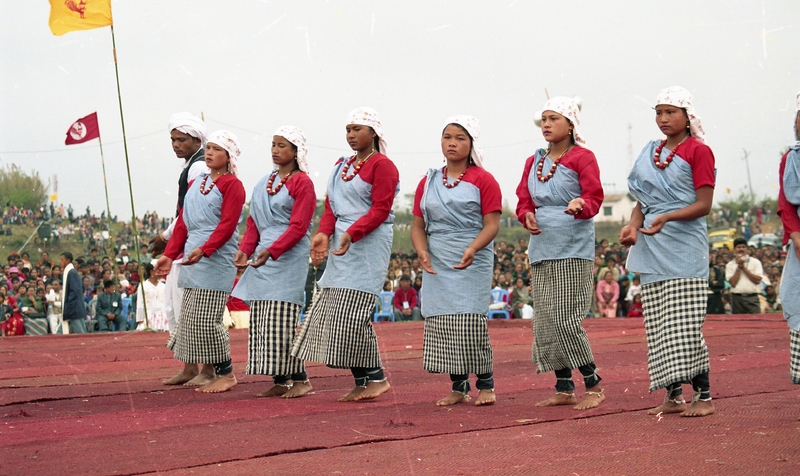 Celebrating "Ka Lympung Ki Khun Samla Seng Khasi Seiñ Raij Kaba Khadkhyndai" at Khliehriat, 2006