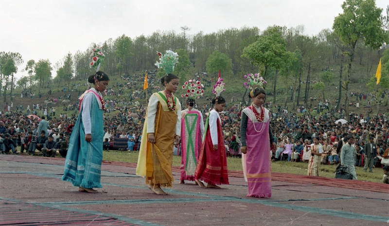 Celebrating "Ka Lympung Ki Khun Samla Seng Khasi Seiñ Raij Kaba Khadkhyndai" at Khliehriat, 2006