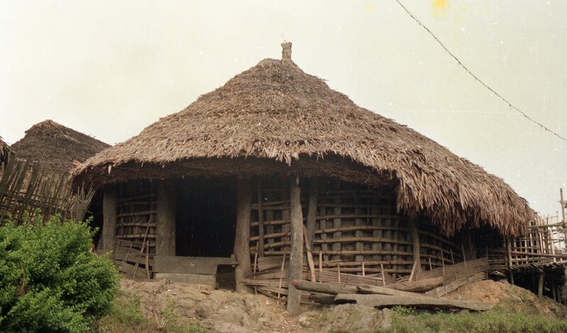 Konyak Hut, Nagaland